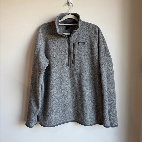 Patagonia Other - Patagonia Men’s Better Sweater 1/4 Zip Pull-Over Fleece Gray Sweatshirt